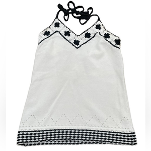 Ann Taylor Loft Crocheted‎ Halter Top Women’s Size XS
